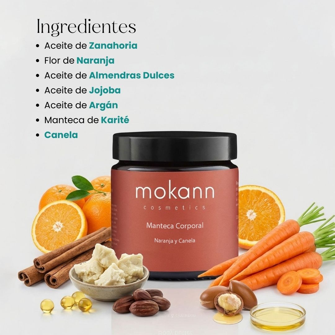 Manteca Corporal de Naranja y Canela