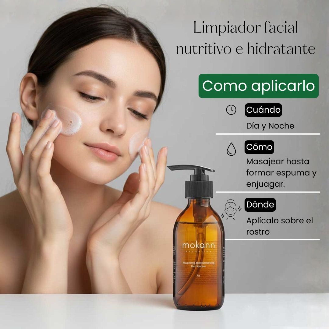 Limpiador facial nutritivo e hidratante