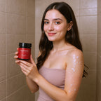 Exfoliante corporal de sal y arándano