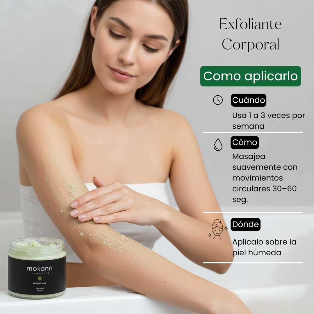 Exfoliante Corporal de Sal con Melón y Pepino