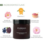 Crema Facial Reafirmante Antiedad de Rosa y Arándano.