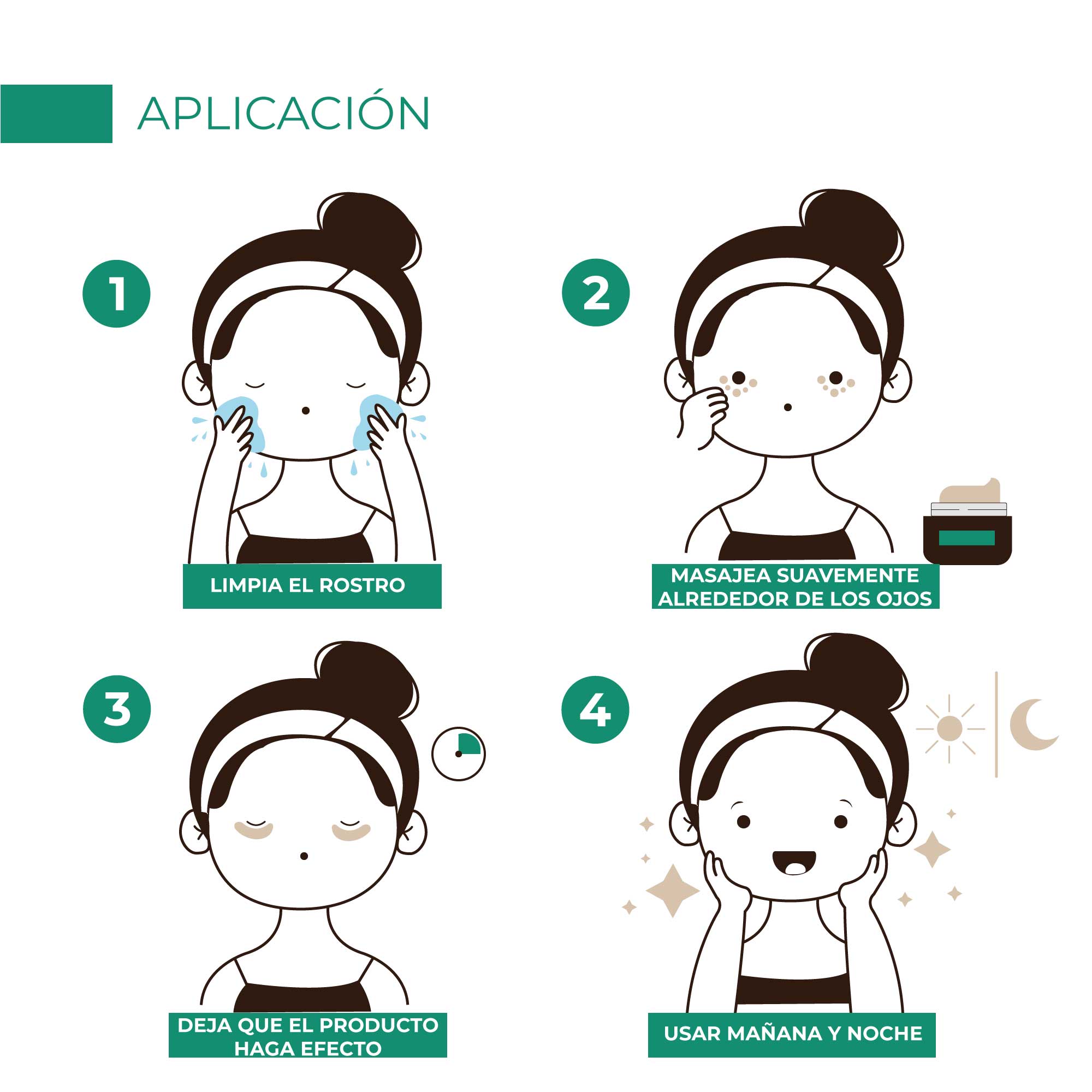 Serum para Levantamiento de Ojos con Avena y Bambú