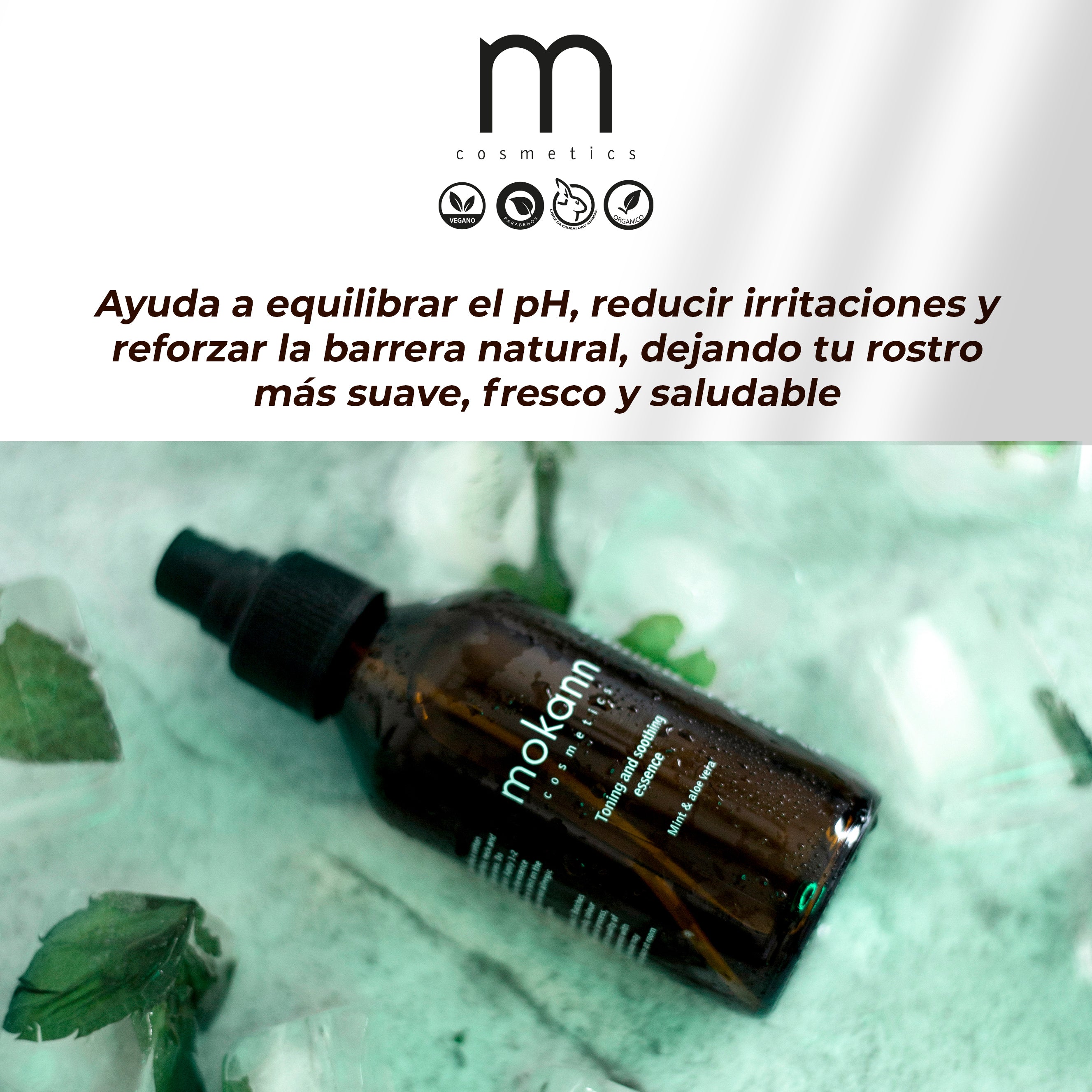 Esencia Tonificante y Calmante Menta y Aloe Vera