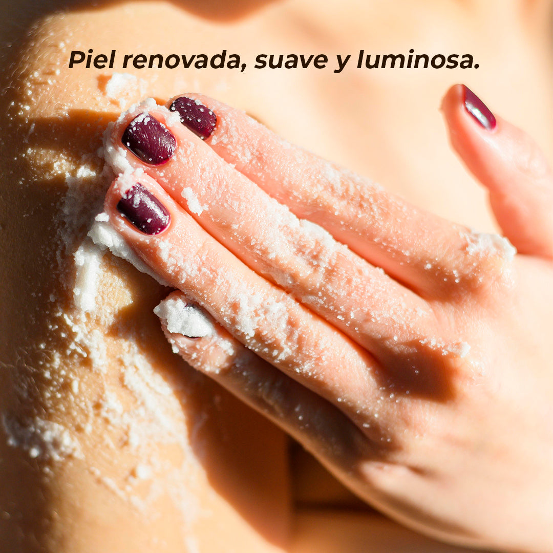Exfoliante Corporal de Sal con Melón y Pepino