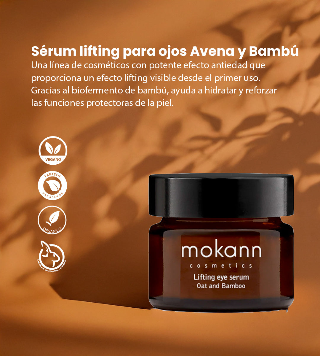 Serum para Levantamiento de Ojos con Avena y Bambú