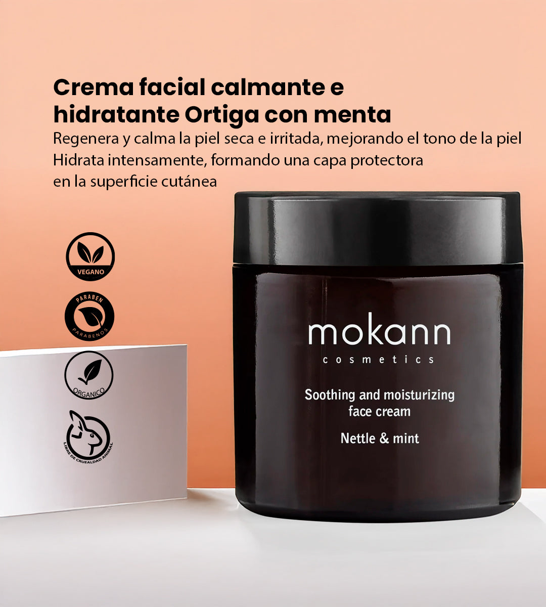 Crema Facial Calmante e Hidratante con Ortiga y Menta