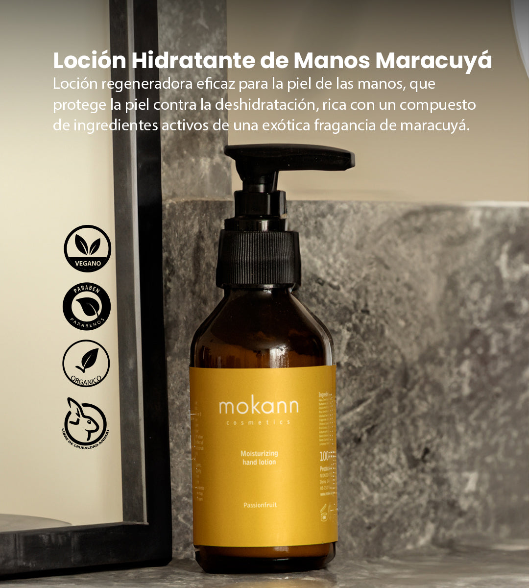 Loción Hidratante de Manos Maracuyá