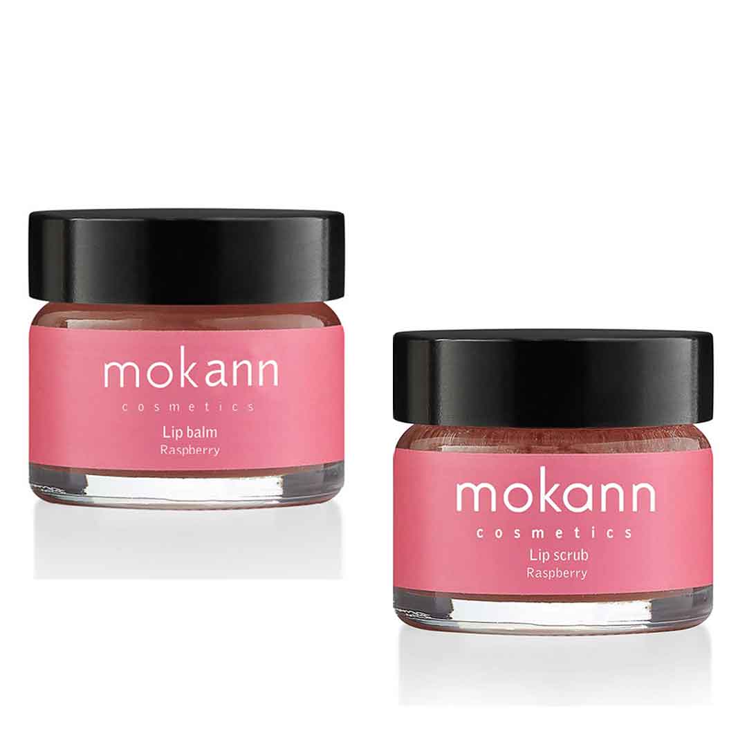 Kit de Labios de Frambuesa (Exfoliante labial + Bálsamo de Frambuesa)