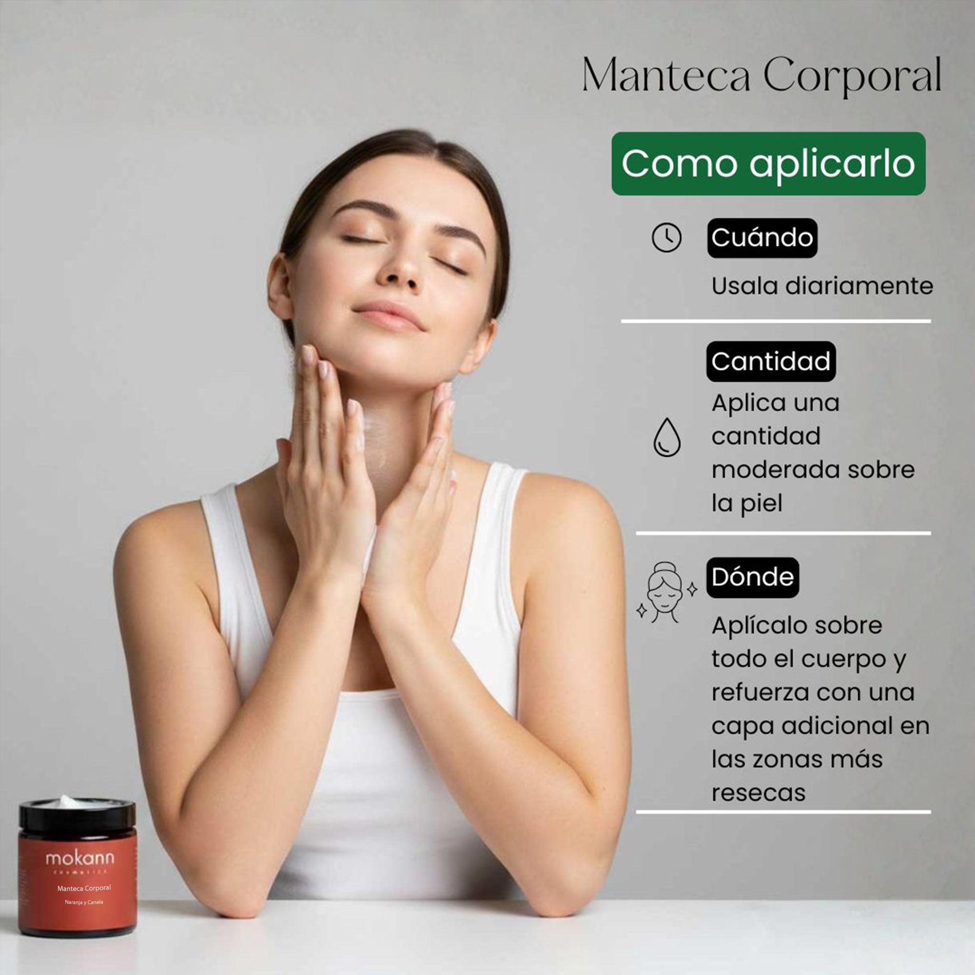 Manteca Corporal de Naranja y Canela