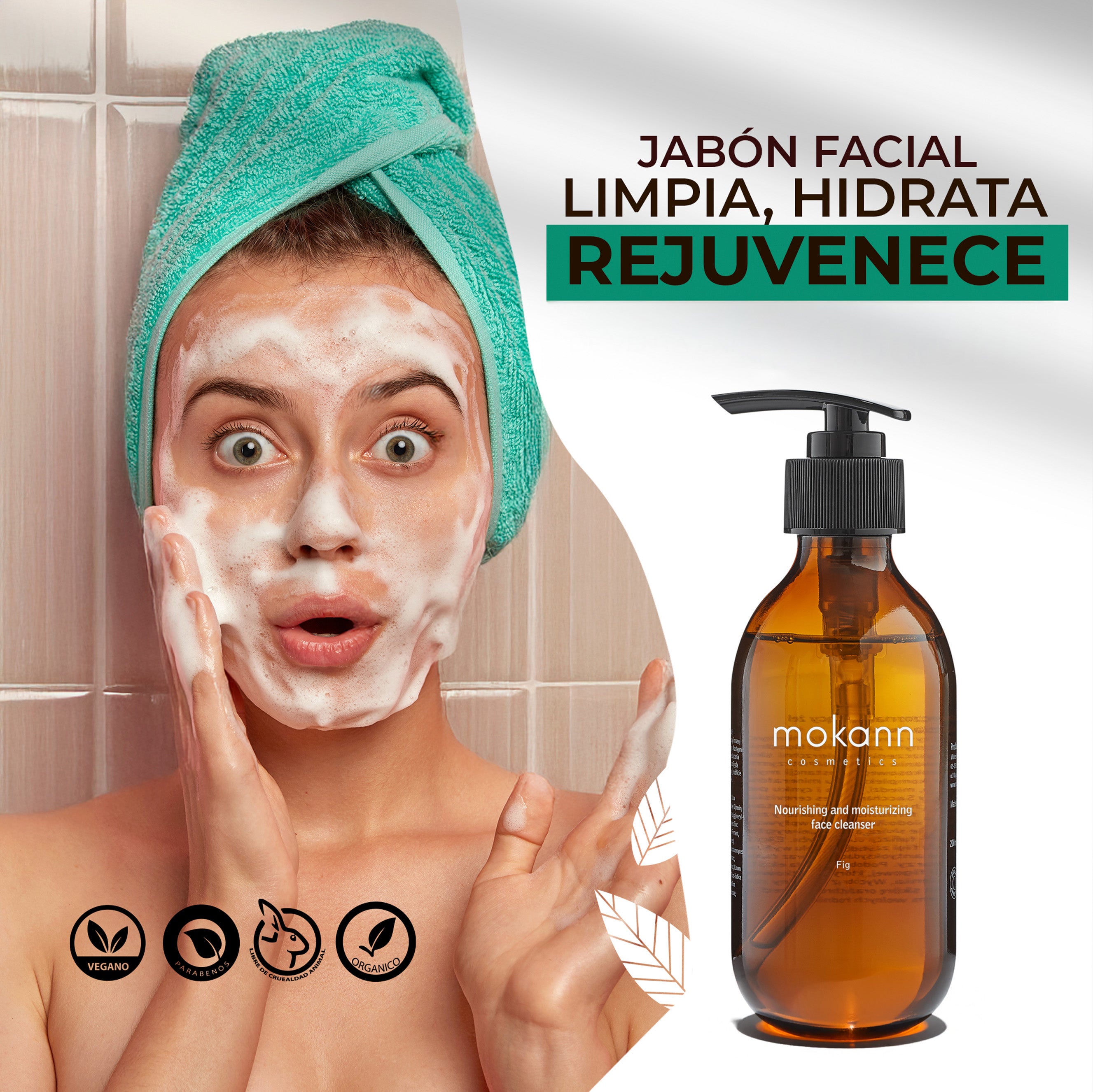 Limpiador facial nutritivo e hidratante  200 ML