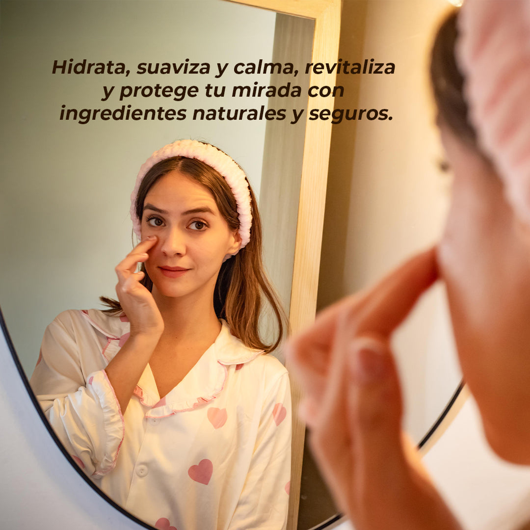 Crema Correctora de Ojos de Té Verde con Ácido Hialurónico