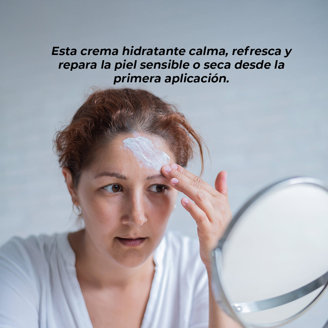 Crema Facial Calmante e Hidratante con Ortiga y Menta