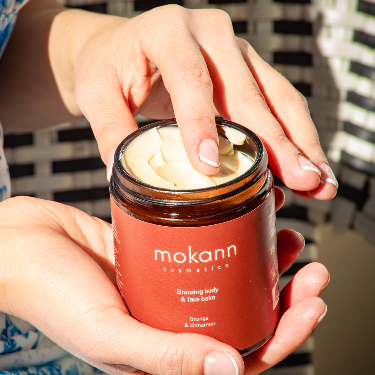 Bálsamo Bronceador para Cuerpo y Rostro de Naranja y Canela.